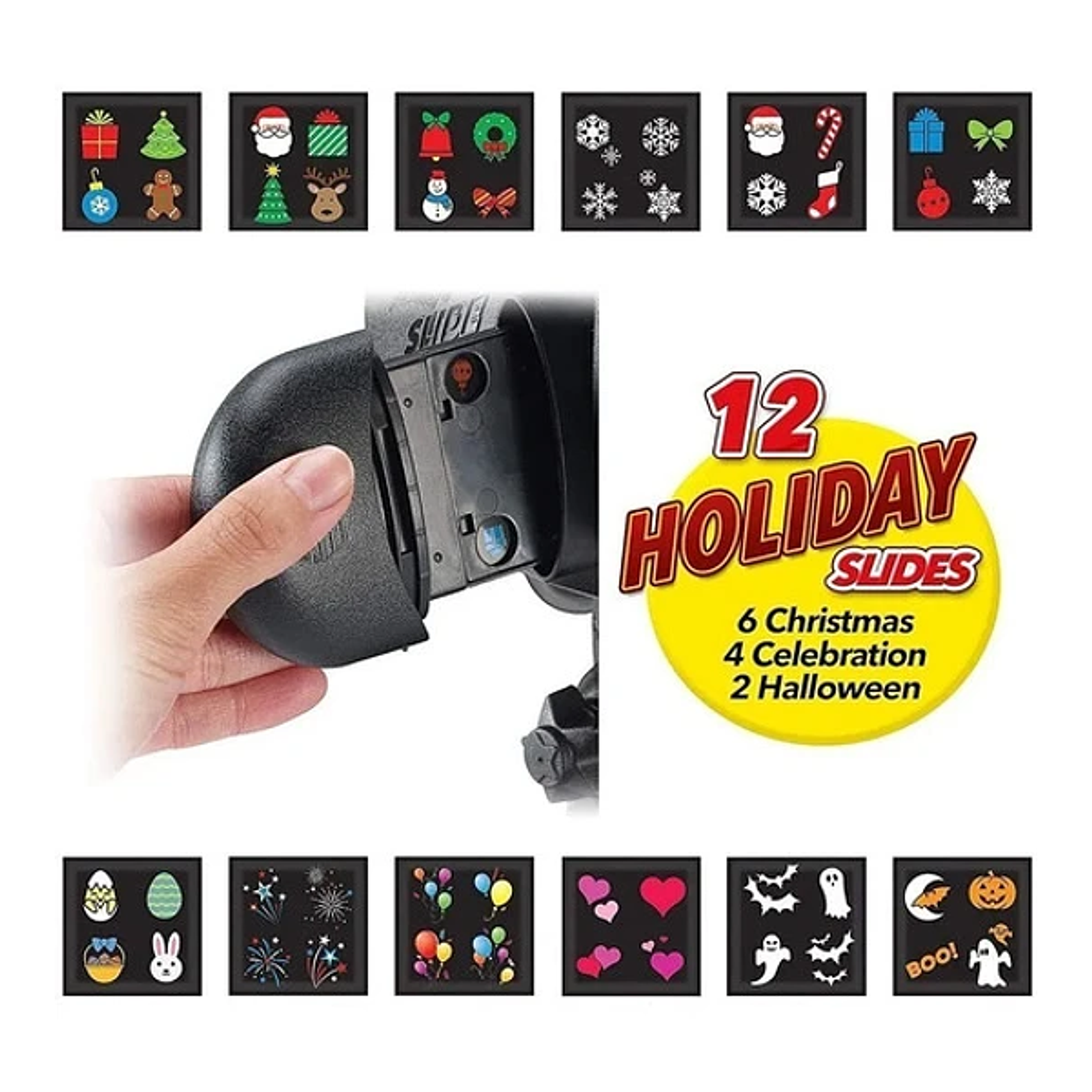 Proyector Luces Led Navidad Halloween Fiestas Electrico 6