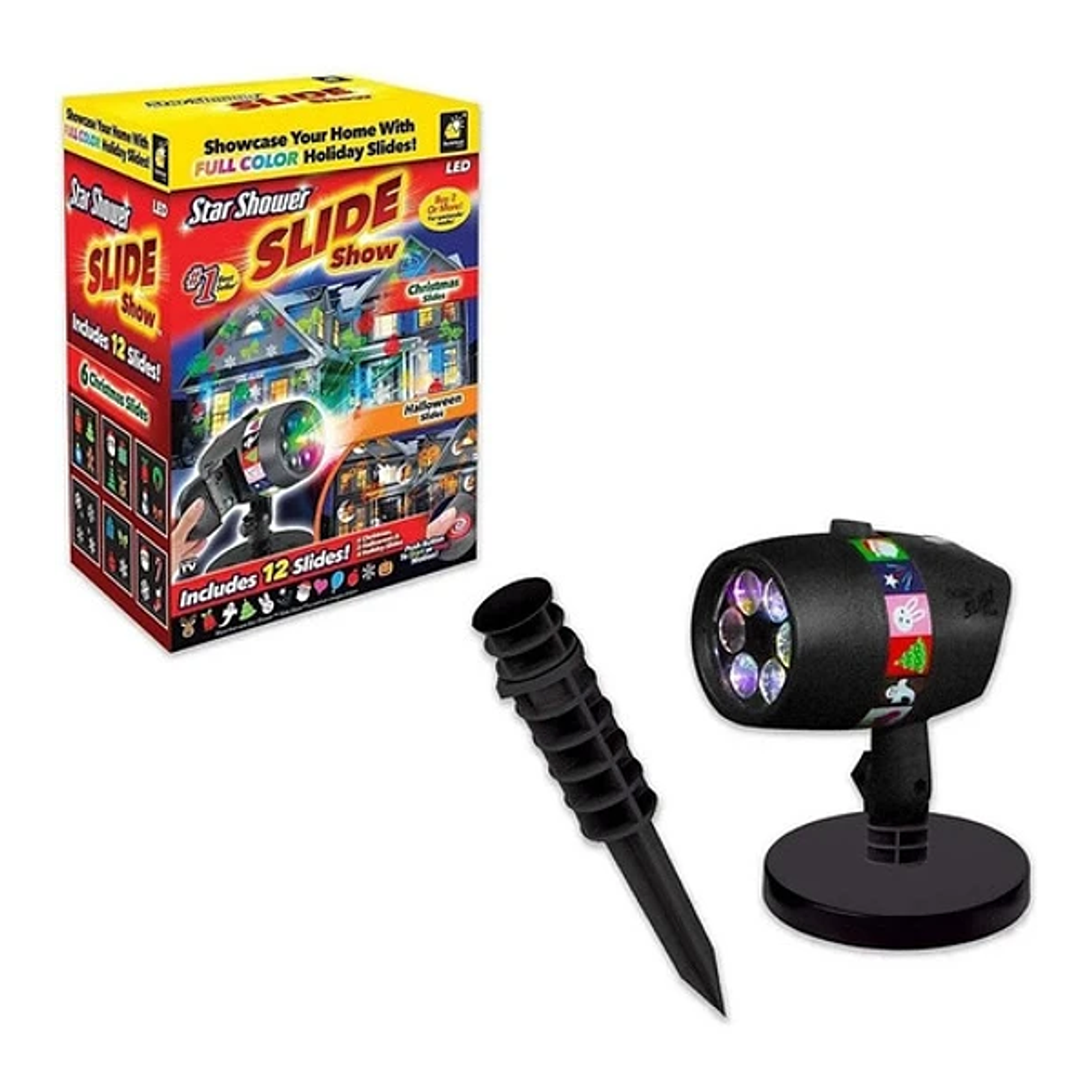 Proyector Luces Led Navidad Halloween Fiestas Electrico 2