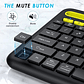 Teclado Inalámbrico Bluetooth Multi Plataformas Recargable - Miniatura 6