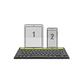 Teclado Inalámbrico Bluetooth Multi Plataformas Recargable - Miniatura 2