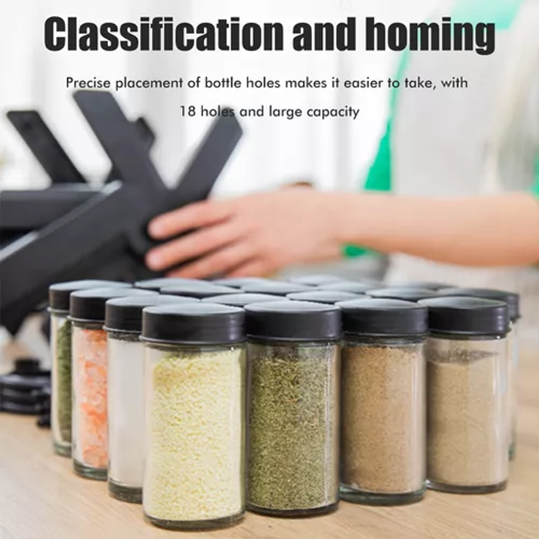 Juego De Botellas De Condimentos Con Rejilla Giratoria De 36 7