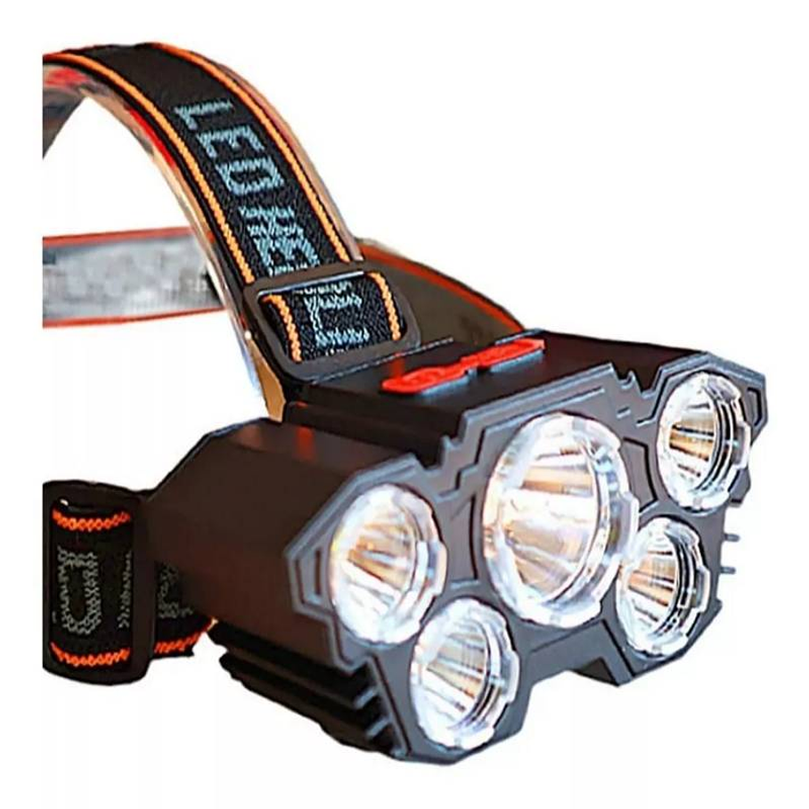 Linterna Frontal 7 Led Impermeable Recargable Por Usb Luz 3