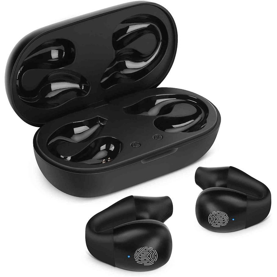 Auriculares Inalámbricos Con Clip Para La Oreja Negro  1