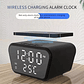 Reloj Despertador Con Cargador Inalámbrico Y Termometro - Miniatura 5