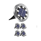 Luces Solares de Piso Luz LED Con Estancada Pack 4u - Miniatura 1