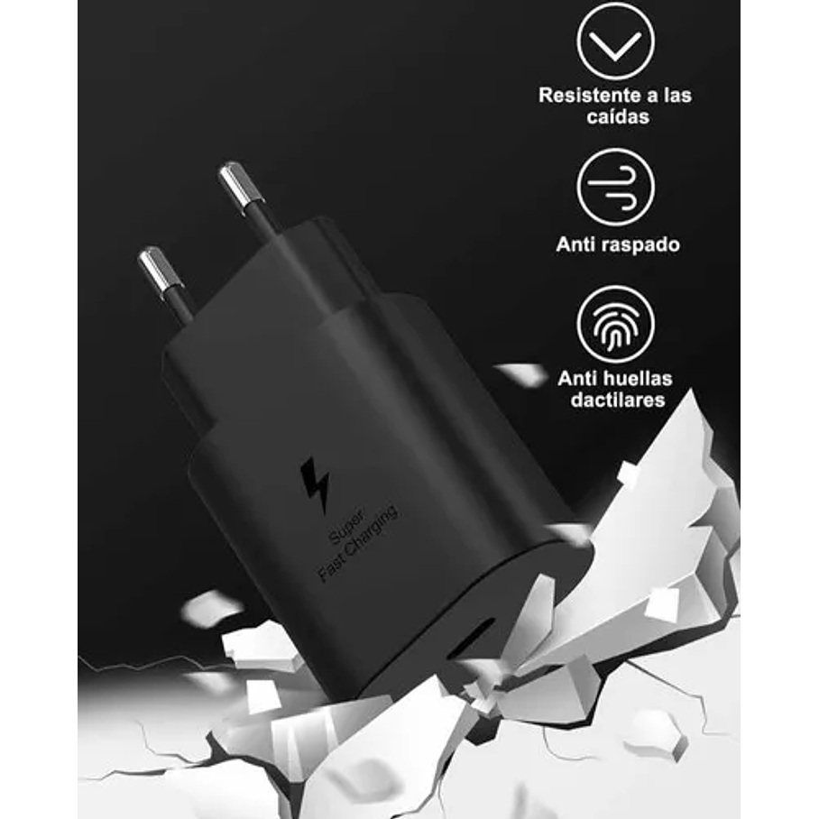 Cargador Para Samsung A30/ A31 /a32 /a33 Carga Rápida 25w 3