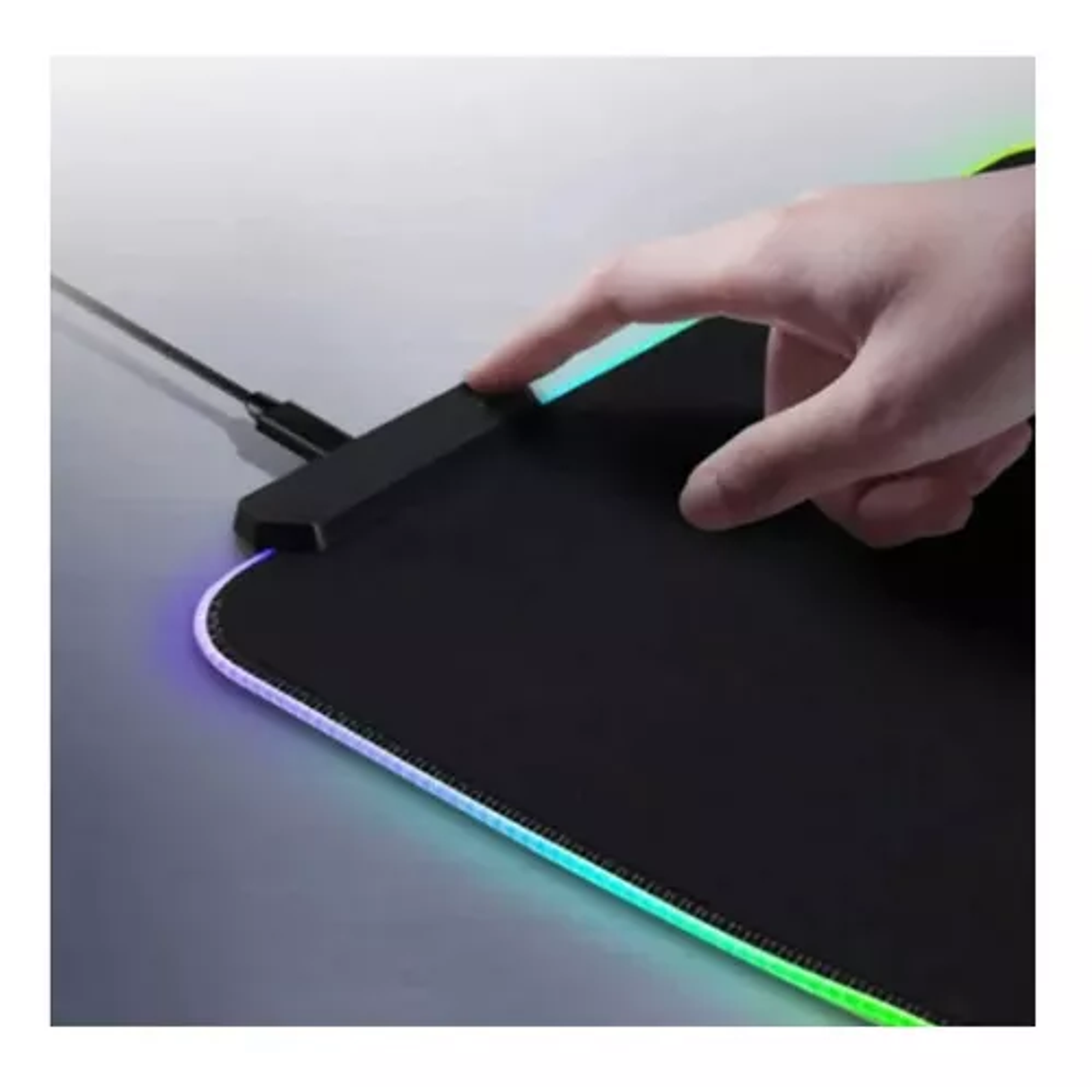 Mouse Pad Gamer Antideslizante Con Luz Led 78x30cm Excelente 5