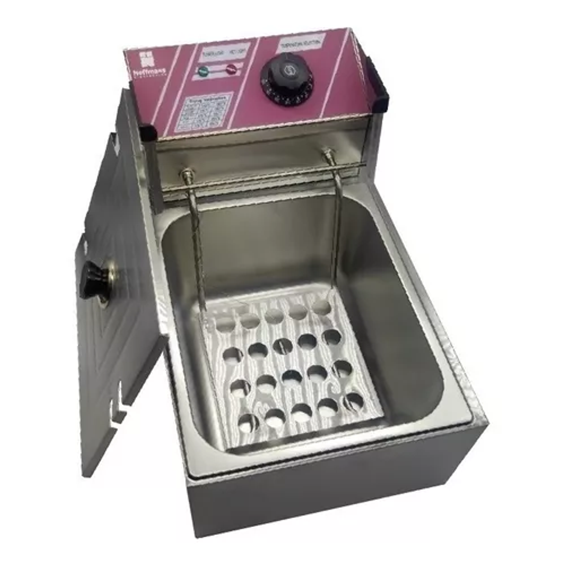 Freidora Industrial Hoffmans Hm-88-1 6l Acero Inoxidable 220v-240v 5