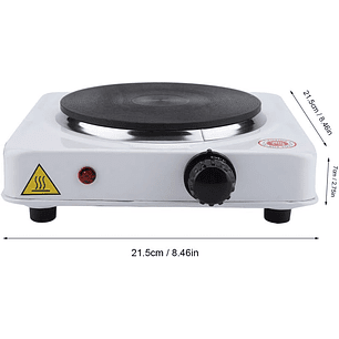 Encimera Eléctrica Hot Plate Jx-100a Blanca 220v