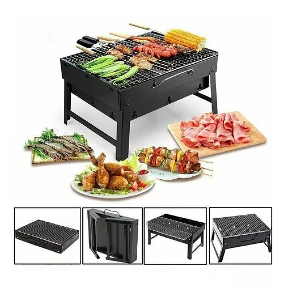 Mini Parrillera Portatil A Carbon Asados Mini Parrillera 5