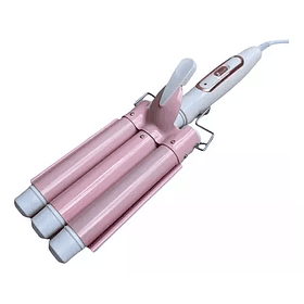 Rizador Ondulador Rulos Plancha Triple Ceramica Profesional