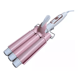 Rizador Ondulador Rulos Plancha Triple Ceramica Profesional