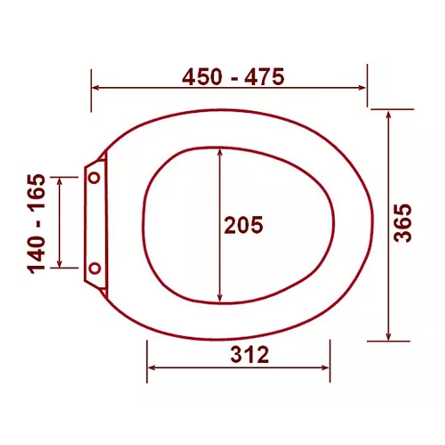 Asiento Y Tapa Wc De Cierre Lento Blanca Modern  4