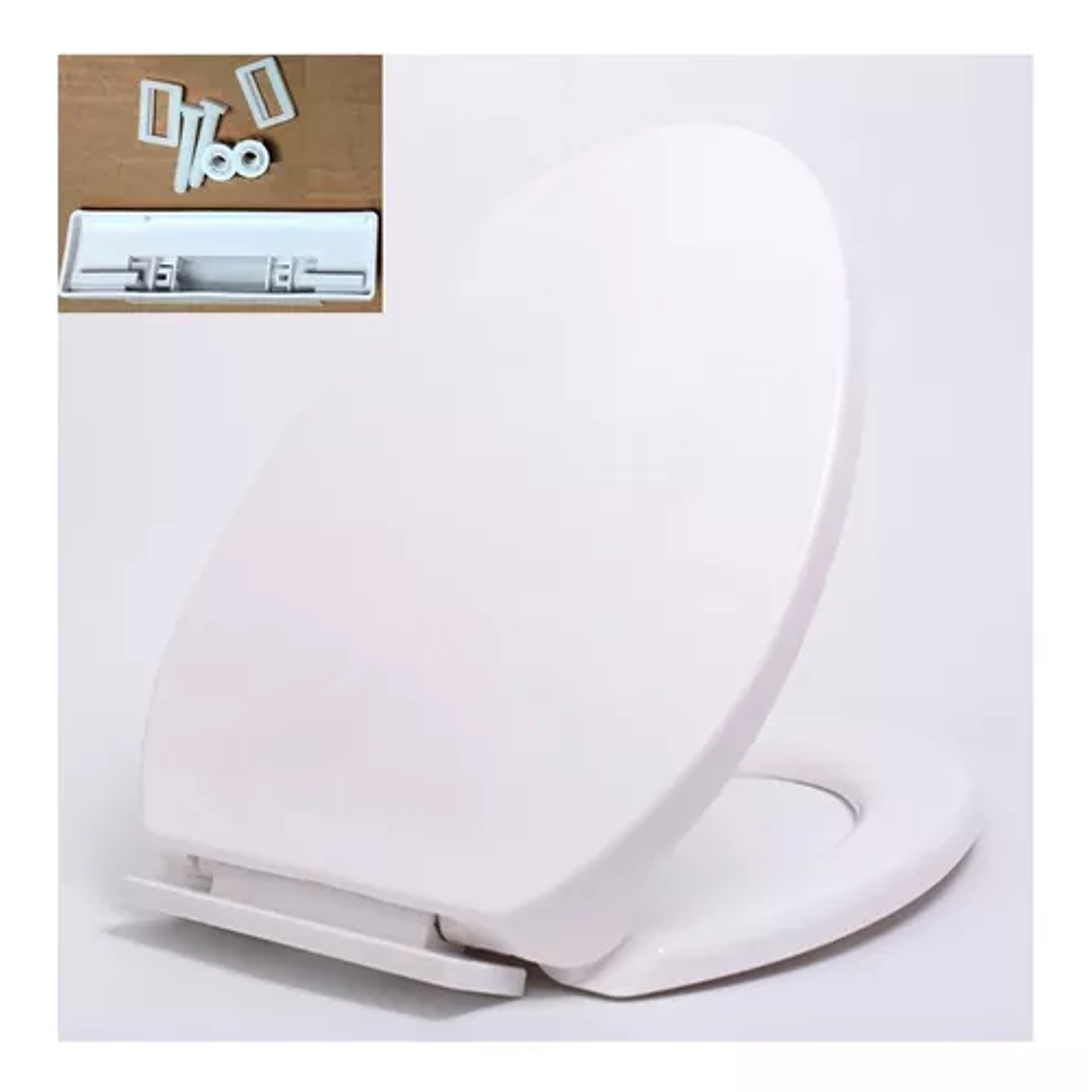 Asiento Y Tapa Wc De Cierre Lento Blanca Modern  2