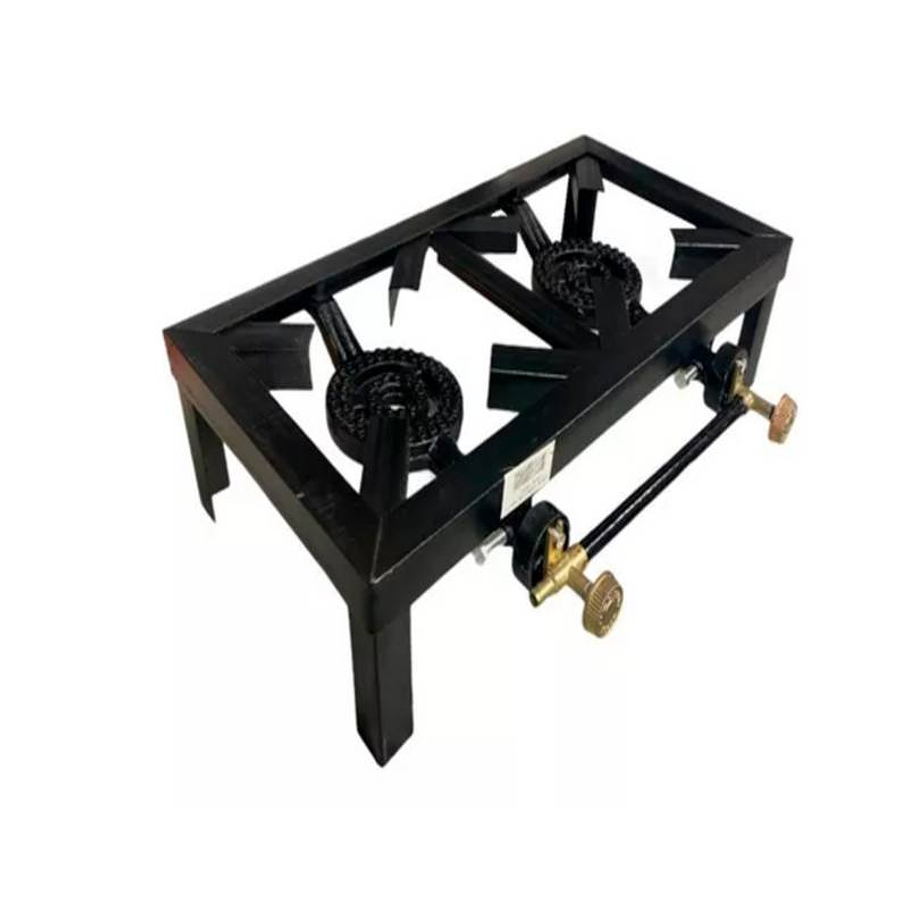 Cocina Cocinilla 2 Platos Manguera Y Abrazaderas Regulador 3