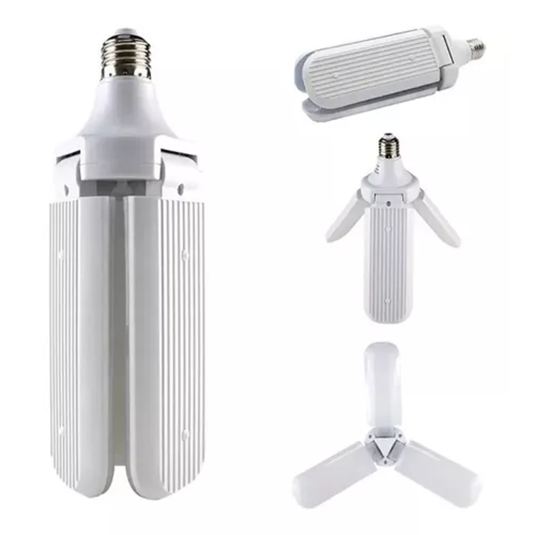 Pack 2 Ampolleta Led 3 Aspas Angulo Ajustable Ampolletas Led 45w 1