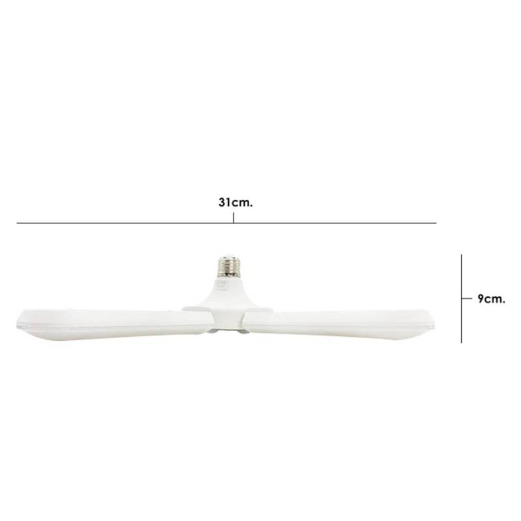 Pack 2 Ampolleta Led 3 Aspas Angulo Ajustable Ampolletas Led 45w 2