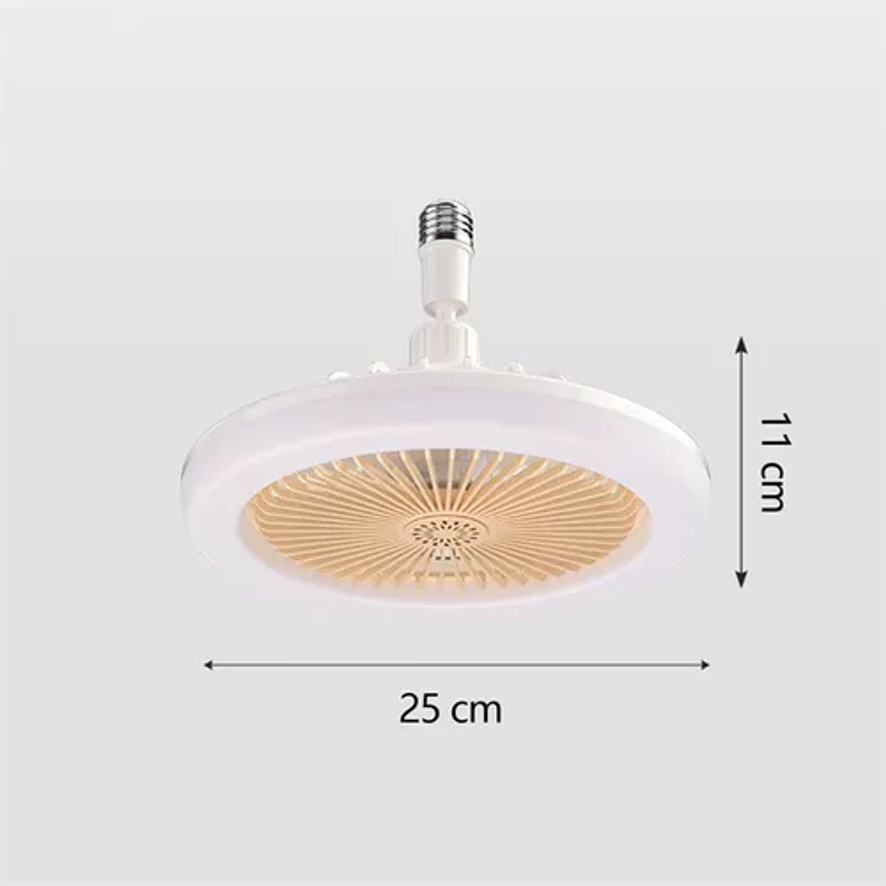 Ventiladores De Techo Led Con Control Remoto De Luz Soquete Movible  5