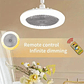 Ventiladores De Techo Led Con Control Remoto De Luz Soquete Movible  - Miniatura 7