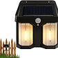 Lampara Solar Retro Estilo Farol Pared - Miniatura 1