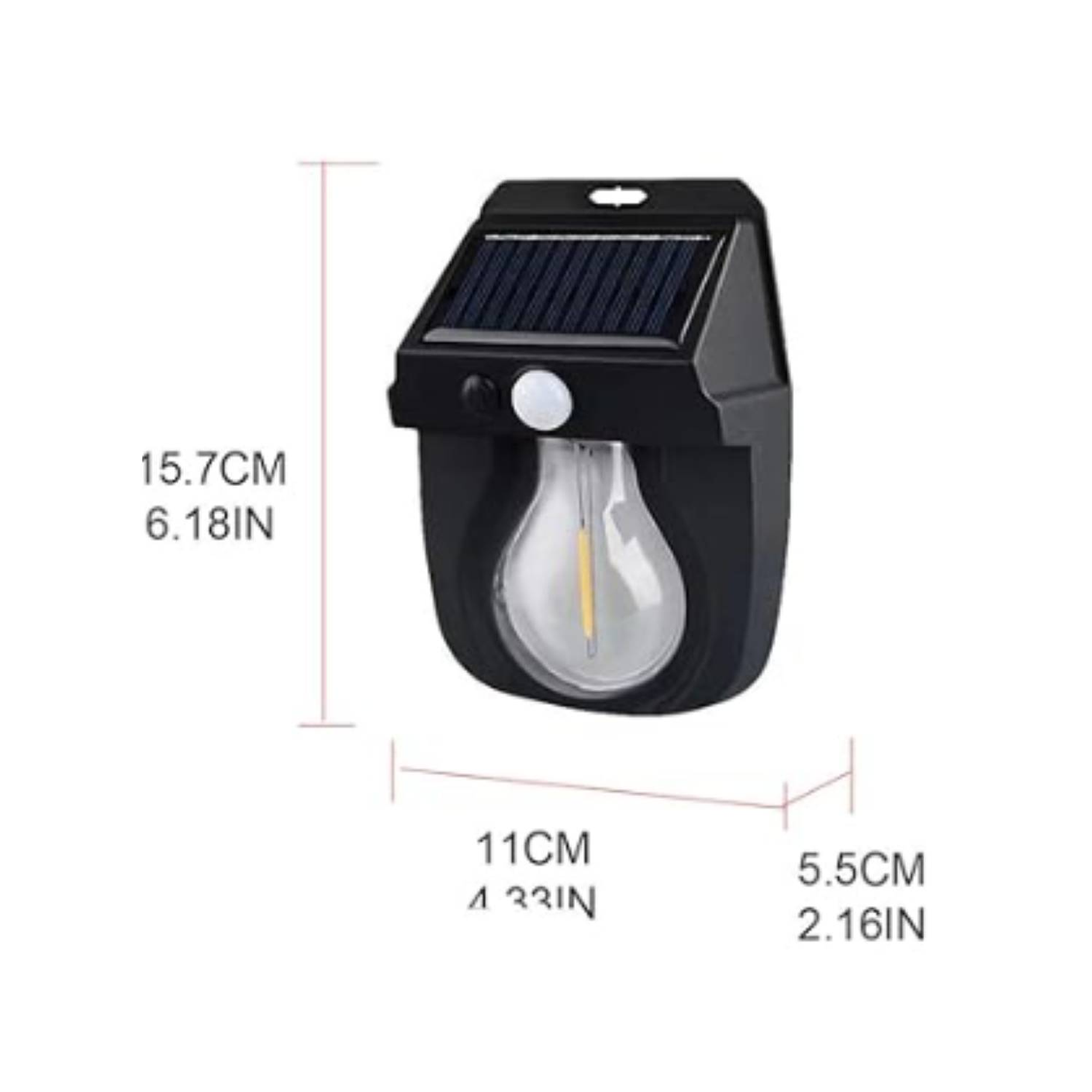 Luz led Solar exterior de Pared a Prueba de Agua  2