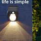 Luz led Solar exterior de Pared a Prueba de Agua  - Miniatura 3