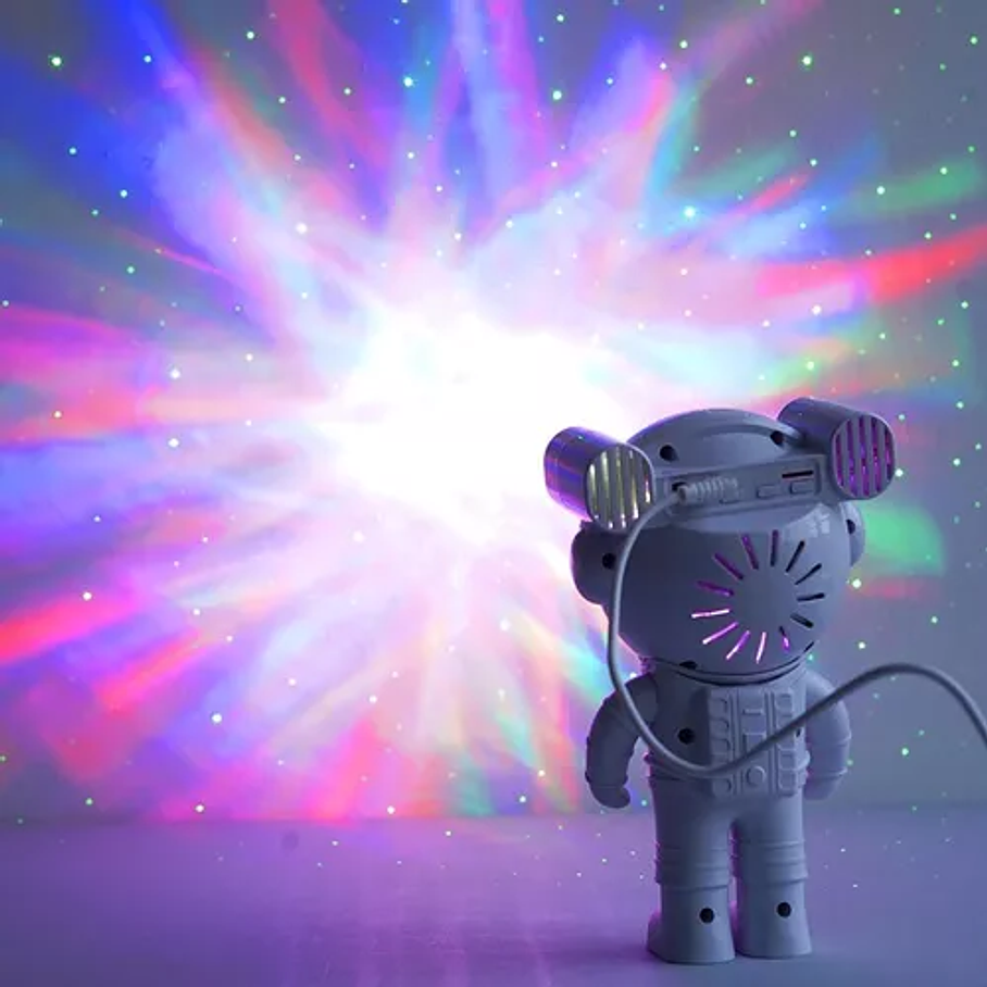 Lampara Astronauta Proyectora Galaxia Led Parlante Bluetooth 2