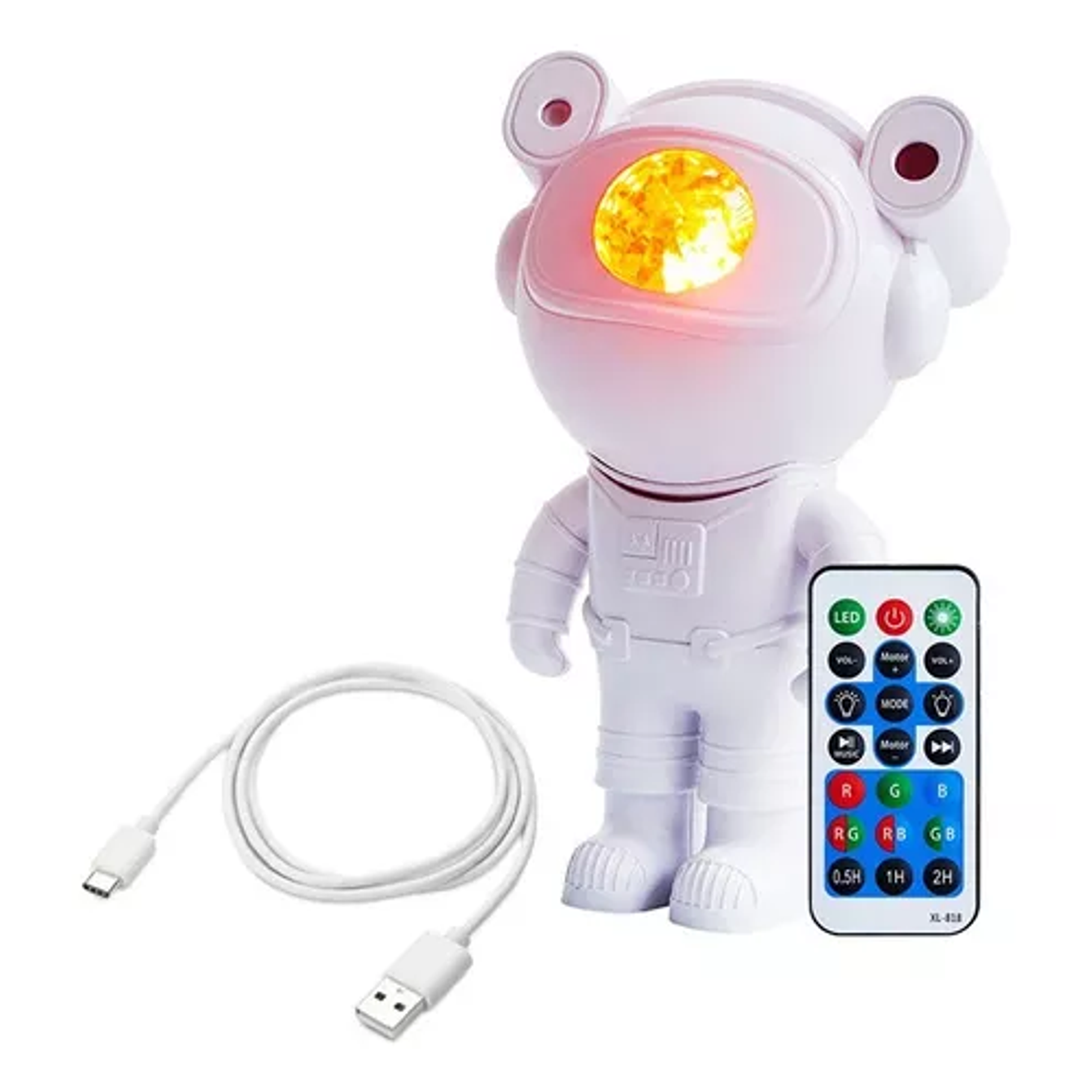 Lampara Astronauta Proyectora Galaxia Led Parlante Bluetooth 4