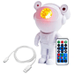 Lampara Astronauta Proyectora Galaxia Led Parlante Bluetooth - Miniatura 4