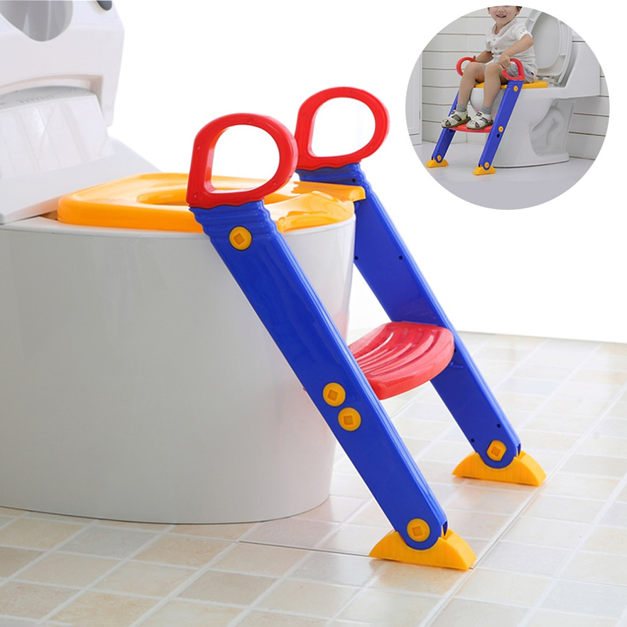 Silla Baño Entrenador Infantil Orinal Portátil Escalera 5