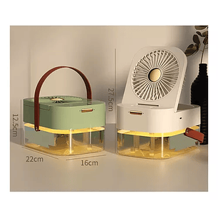 Ventilador Humidificador, Ventilador Portátil, Enfriador 
