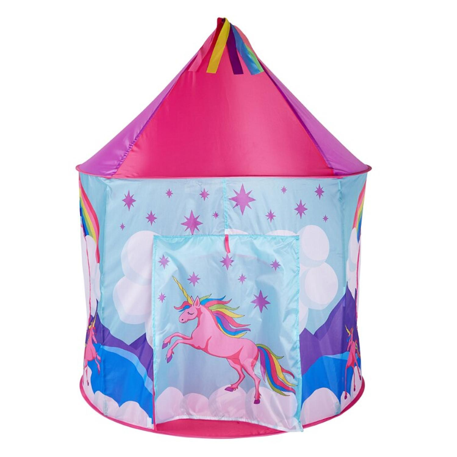 Carpa Castillo Unicornio Multicolor Princesa Niñas  2