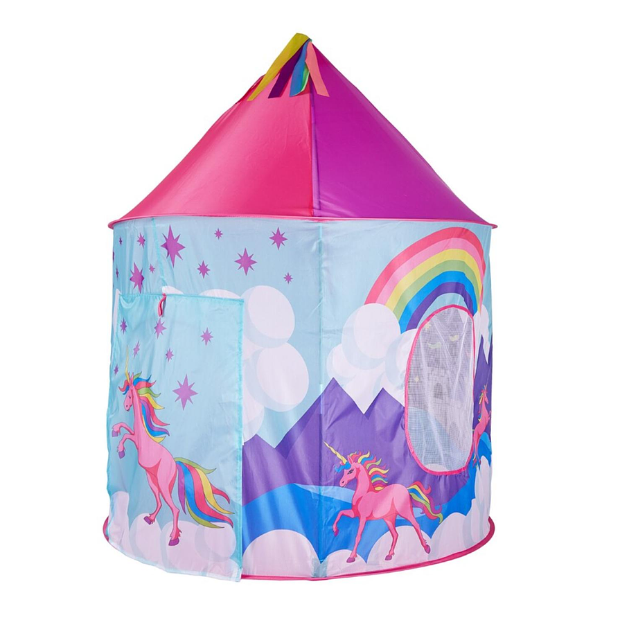 Carpa Castillo Unicornio Multicolor Princesa Niñas  3