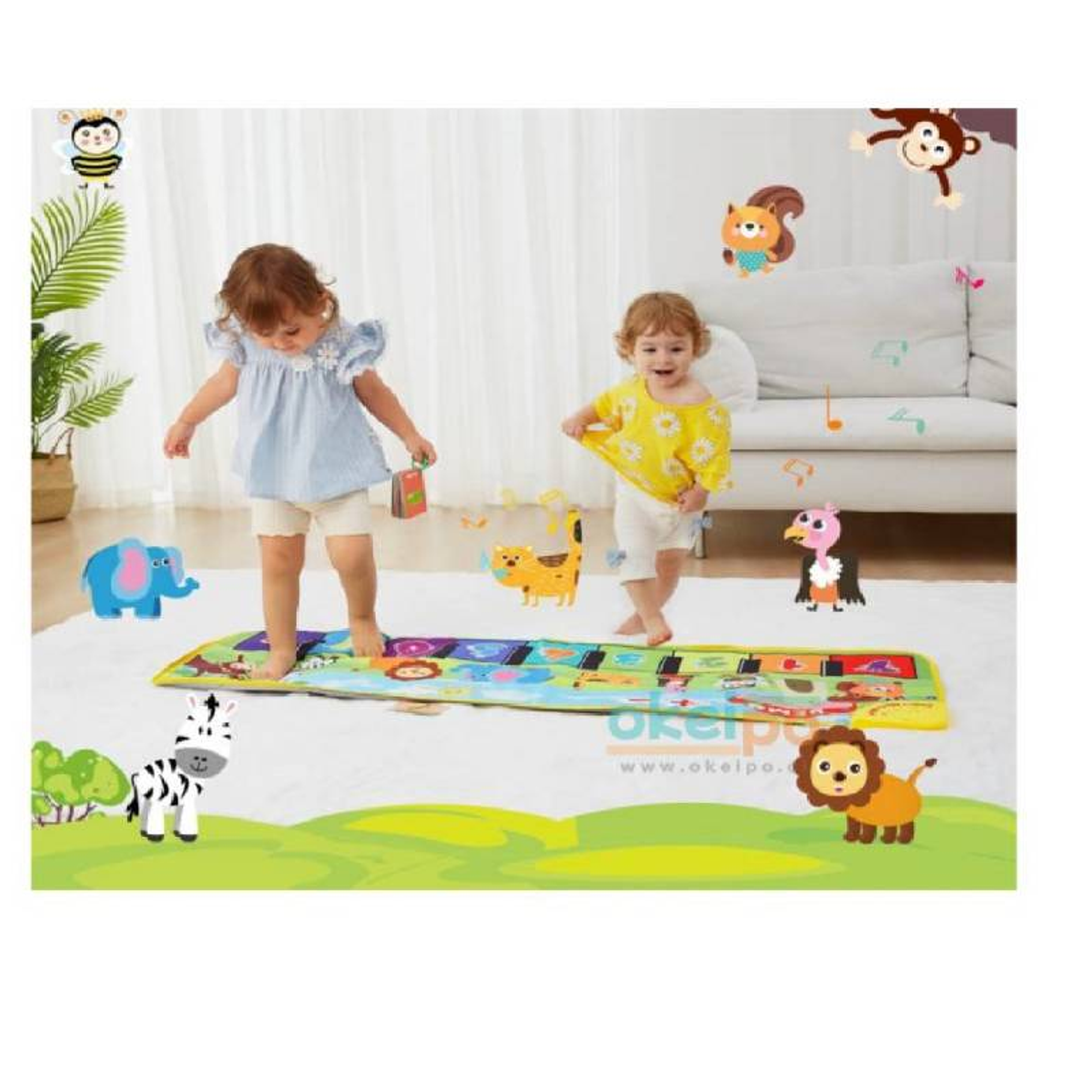 Alfombra Piano Touch Musical 108x35cm Juguete Musical 5