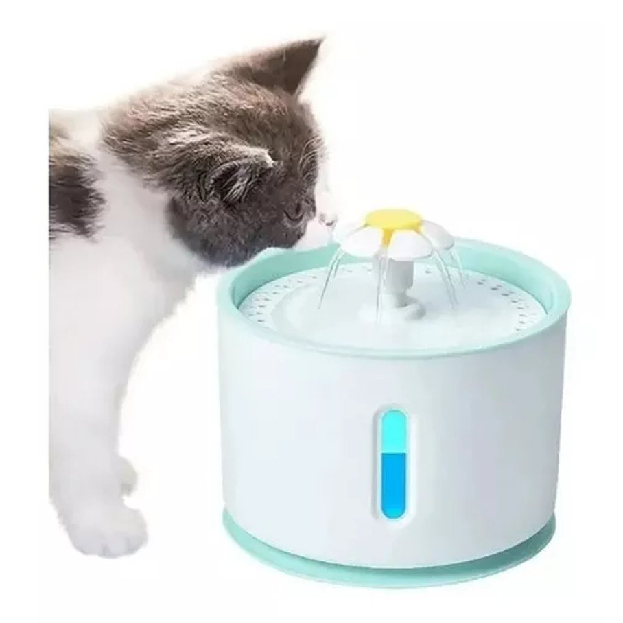 Bebedero Eléctrico De Agua 2.4lts Para Perros/Gatos 2