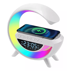Lámpara De Mesa Altavoz Bluetooth Inteligente Reloj Digital