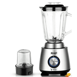 Licuadora y Exprimidor 1,5 L, de Cristal Inoxidable Raf