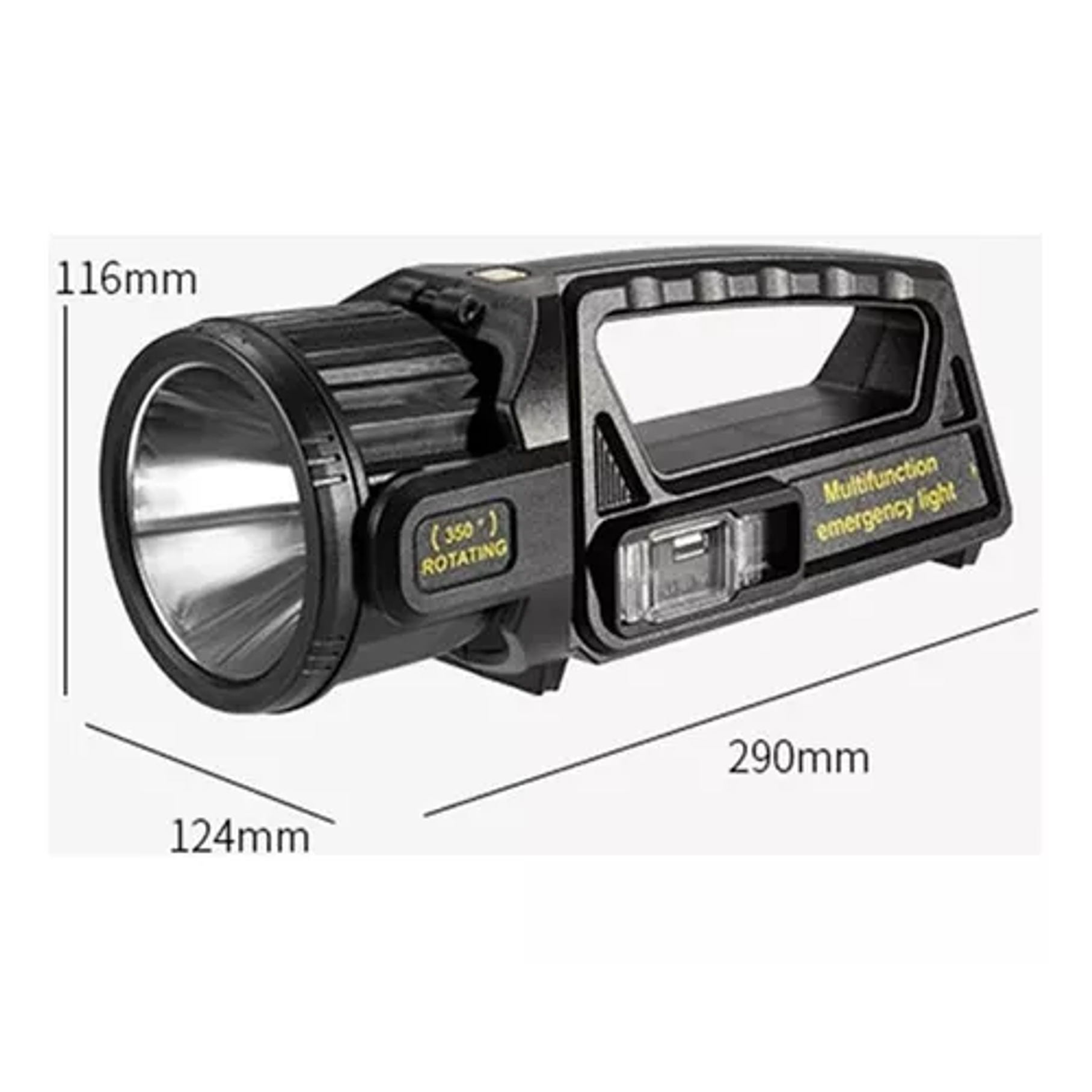 Linterna Reflector Multifuncional Solar Camping Linterna Cambiable Foco 4