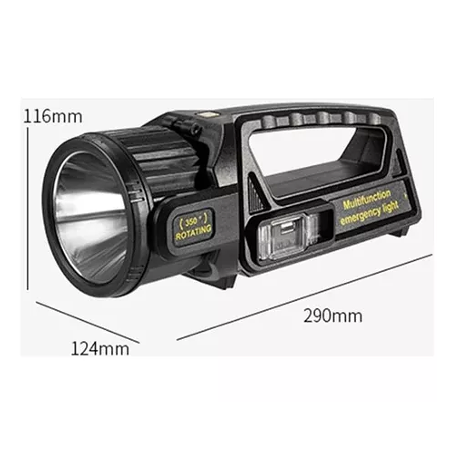 Linterna Reflector Multifuncional Solar Camping Linterna Cambiable Foco 4
