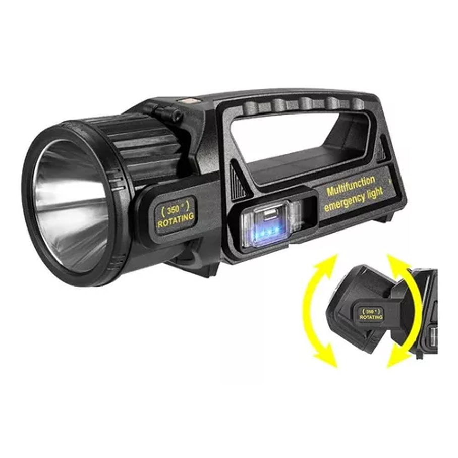 Linterna Reflector Multifuncional Solar Camping Linterna Cambiable Foco 1