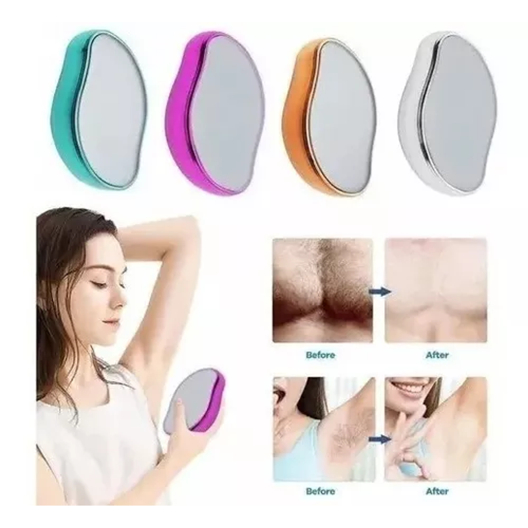 Depiladora De Cristal Removedor De Vello 4