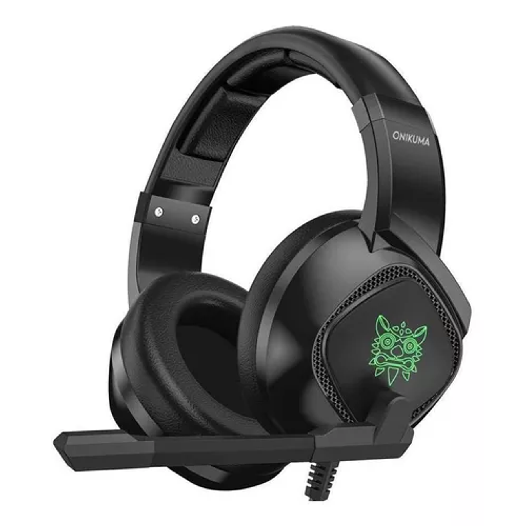Audífonos Gamer Onikuma K19 Negro Con Luz Rgb Led 1