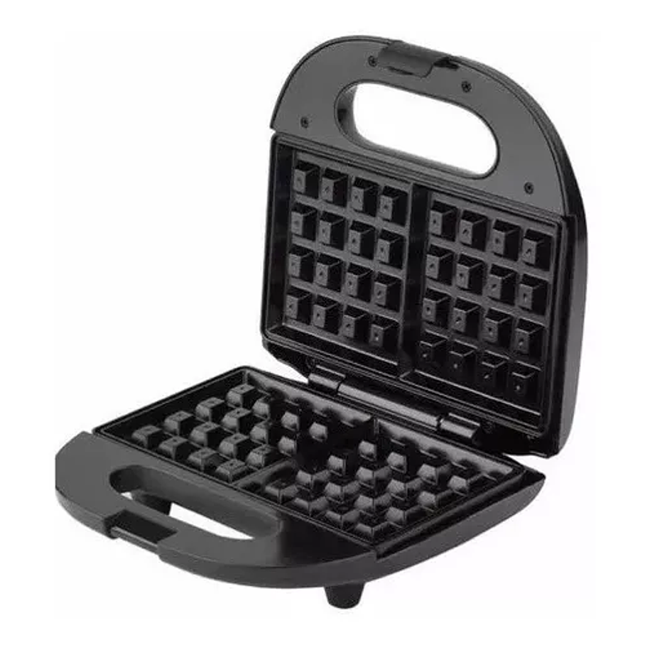 Maquina De Hacer Waffles Wafflera De 2 Waffles Facil de Usar 4