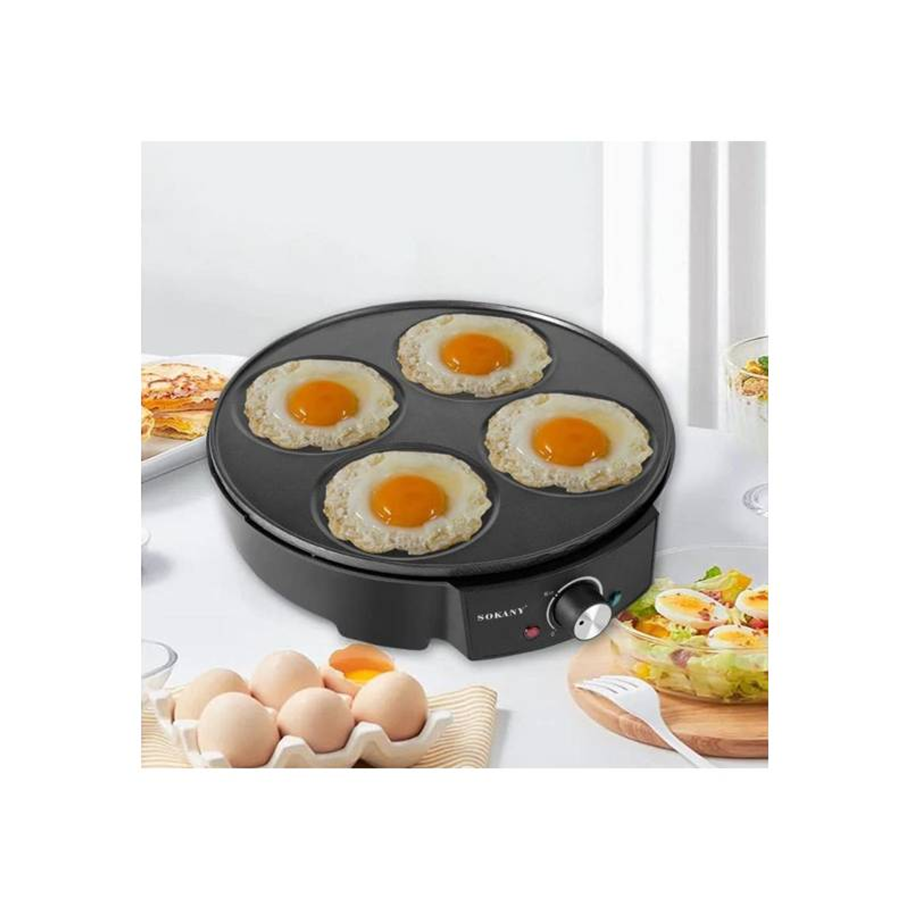 Panquequera Electrica Maquina Crepes Antiadherente 2