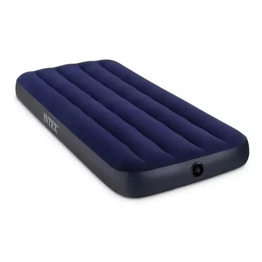 Colchón Inflable 1 Plaza 76x191x25cm Intex Color Azul  3