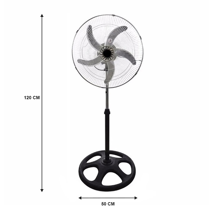 Ventilador Industrial Metalico 18 Alta Potencia 3 En 1 2