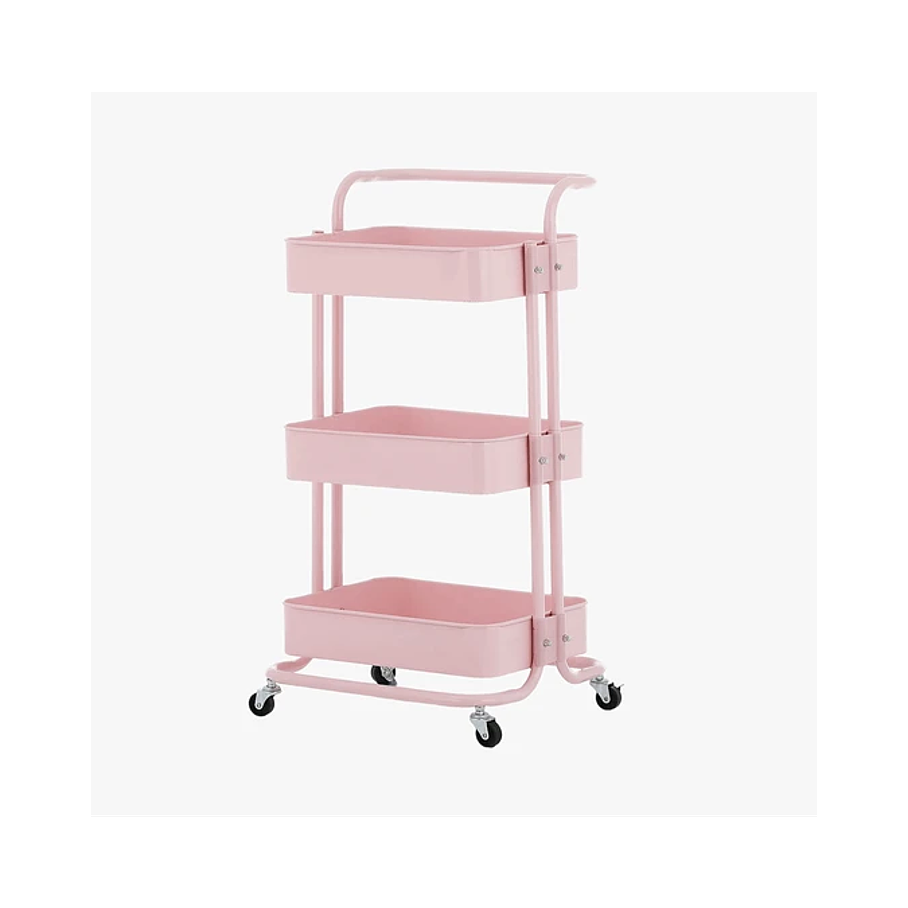Organizador Repisa de 3 niveles Rodante de Metal 13