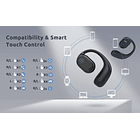 Auriculares Deportivos Air Conduction Bluetooth 5.3 con Estuche de Carga 2