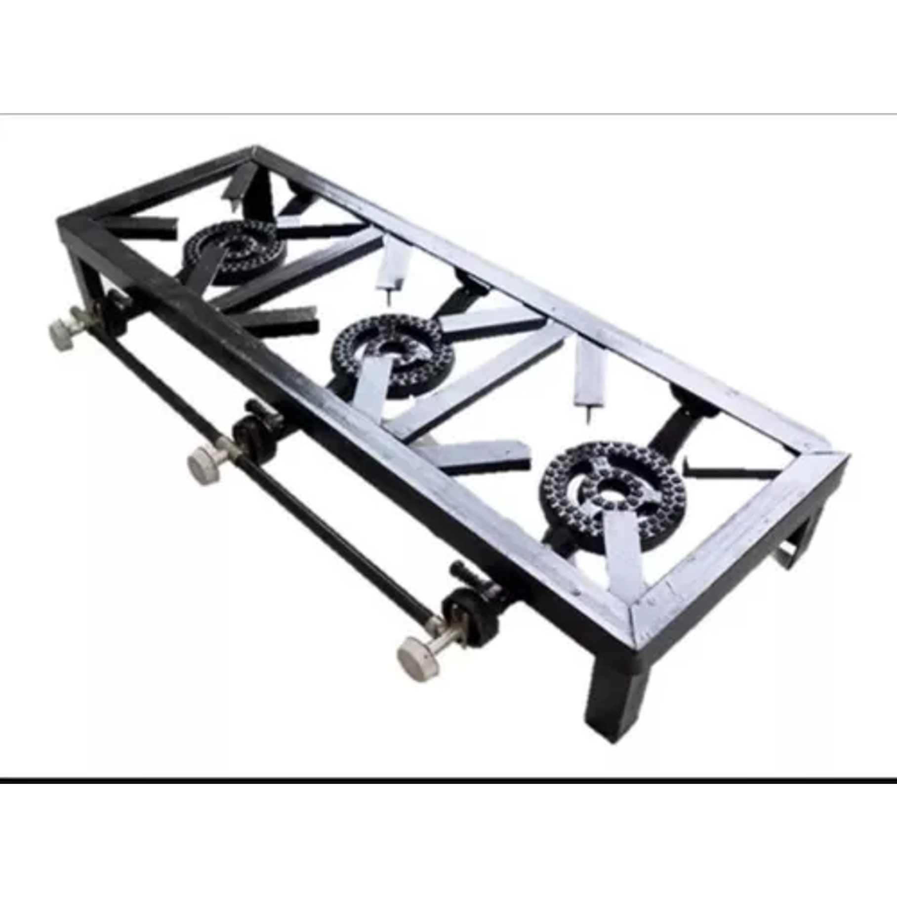 Cocina Cocinilla 3 Platos Manguera Y Abrazaderas Regulador 2