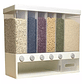 Dispensador Pared Mesa 6 Espacios Granos Cereal Arroz Pasta - Miniatura 1